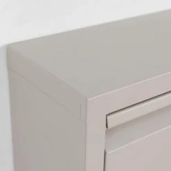 1 Klappen Schuhschrank Für Die Wand - Garzone -Renzo Shop 1 klappen schuhschrank fuer die wand in taupe aus stahl garzone 05