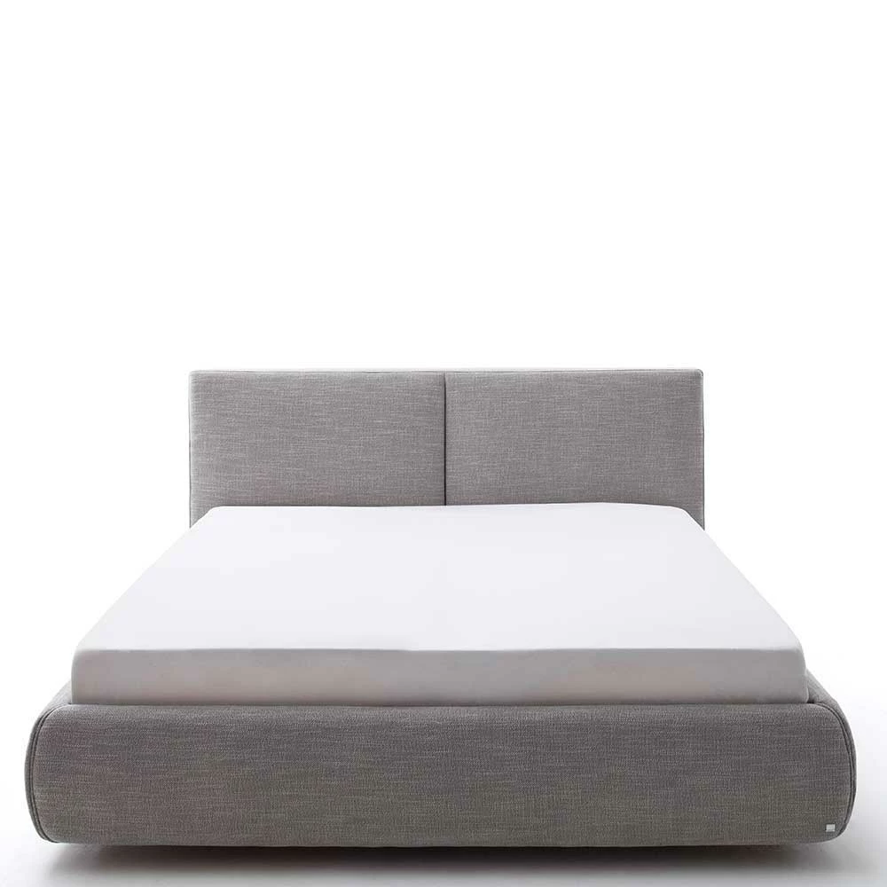 180x200 Bettkasten Doppelbett In Hellgrau - Tanky – Bild 4
