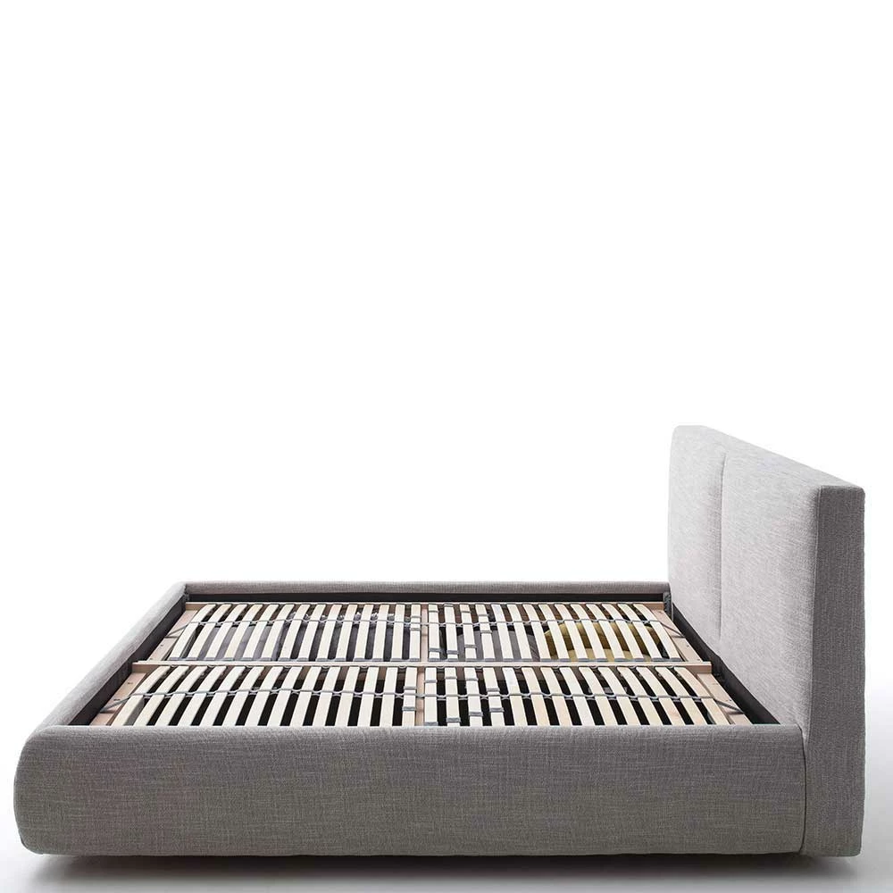 180x200 Bettkasten Doppelbett In Hellgrau - Tanky – Bild 6