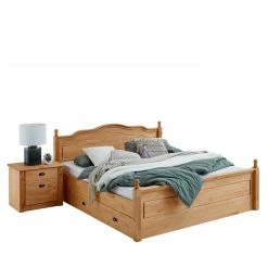 180x200 Landhaus Bettanlage Aus Kiefer - Ulderan (dreiteilig)