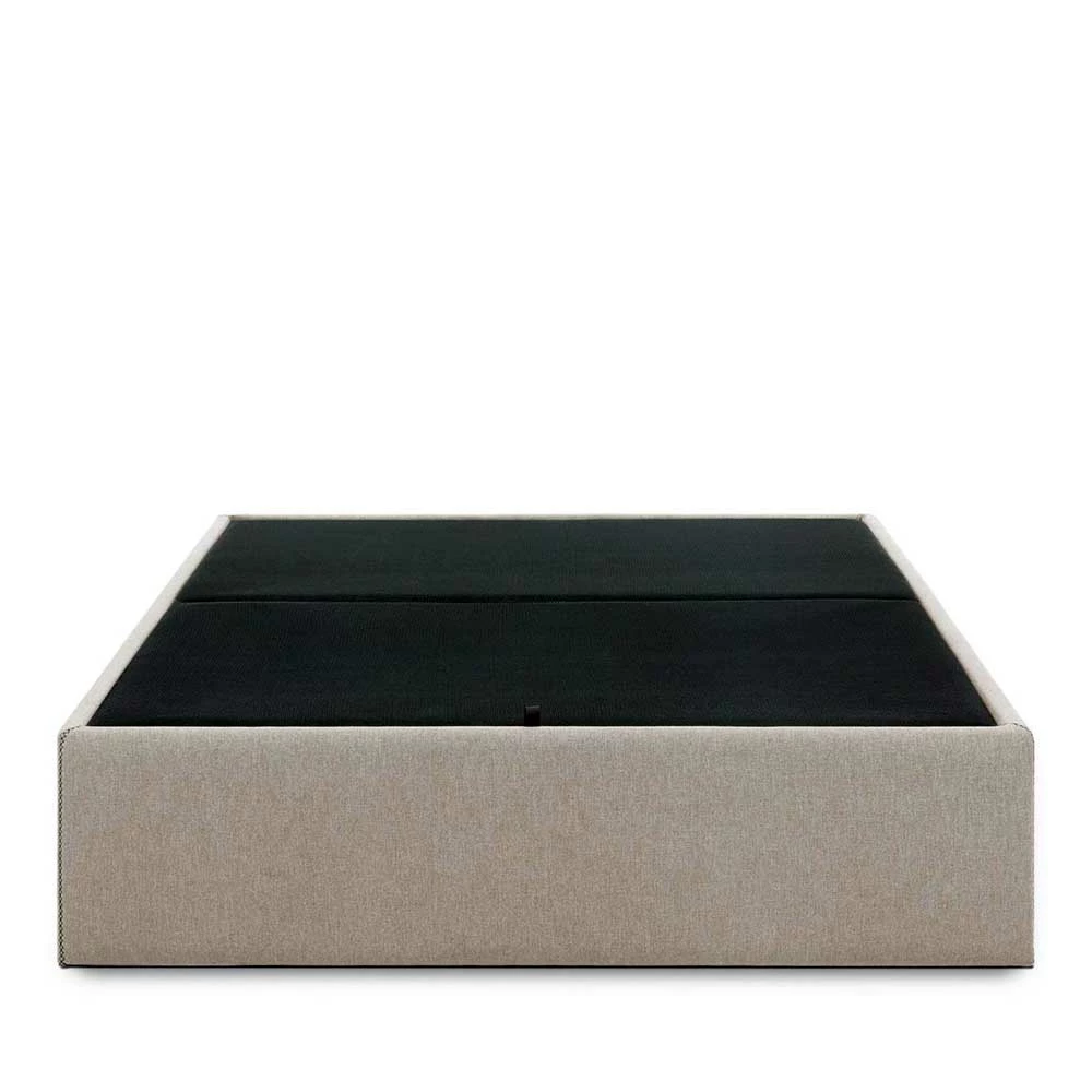 180x200 Stauraumbett In Beige Microfaser - Mazira – Bild 3