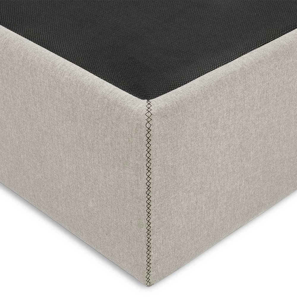 180x200 Stauraumbett In Beige Microfaser - Mazira – Bild 5