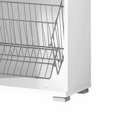 2 Klappen Schuhschrank In Creme & Weiß Iasella 91 Cm Hoch 11 2 Klappen Schuhschrank In Creme & Weiß Iasella 91 Cm Hoch -Renzo Shop 2 klappen schuhschrank in creme weiss 91 cm hoch iasella 04