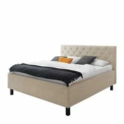 2 Personen Polsterbett Mit 120 Cm Kopfteil - Piton
