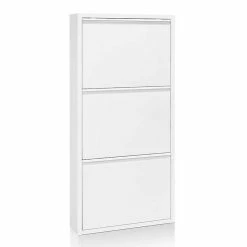 3 Klappen Stahl Schuhkipper In Weiß - Zaisa