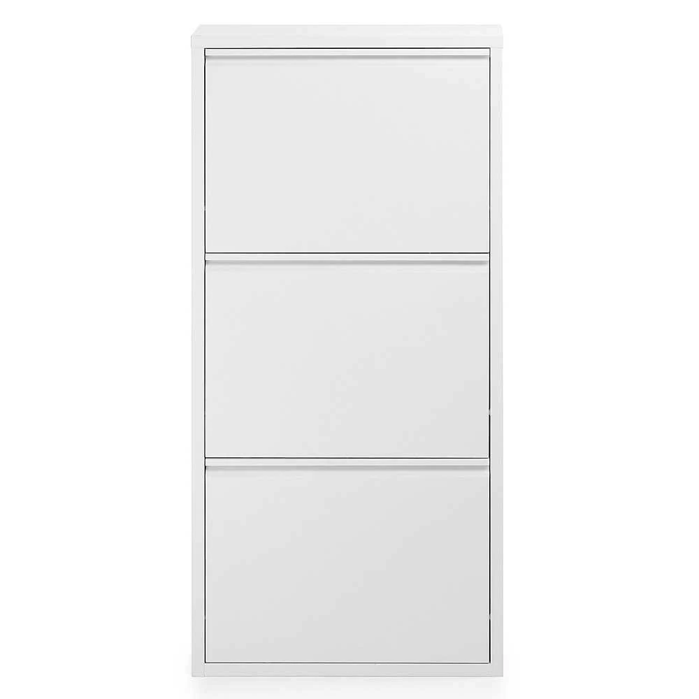 3 Klappen Stahl Schuhkipper In Weiß - Zaisa – Bild 2