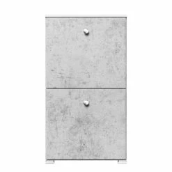 53x96x32 Schuh Klappschrank In Beton Grau & Weiß - Ohiliav 10 53x96x32 Schuh Klappschrank In Beton Grau & Weiß - Ohiliav -Renzo Shop 53x96x32 schuh klappschrank in beton grau weiss mit metallgriffen ohiliav 02