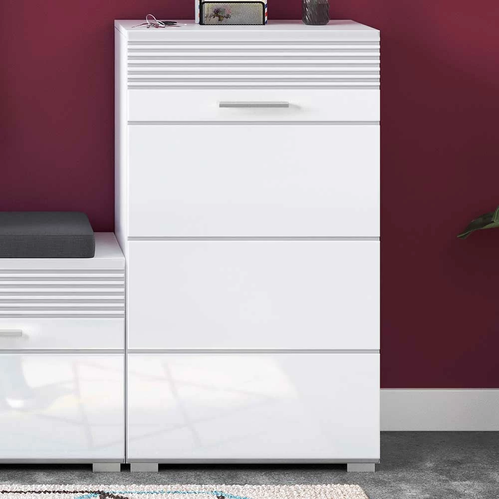55x96x37 Schuhschrank Mit Tür - Sumatra 4 55x96x37 Schuhschrank Mit Tür - Sumatra – Bild 2