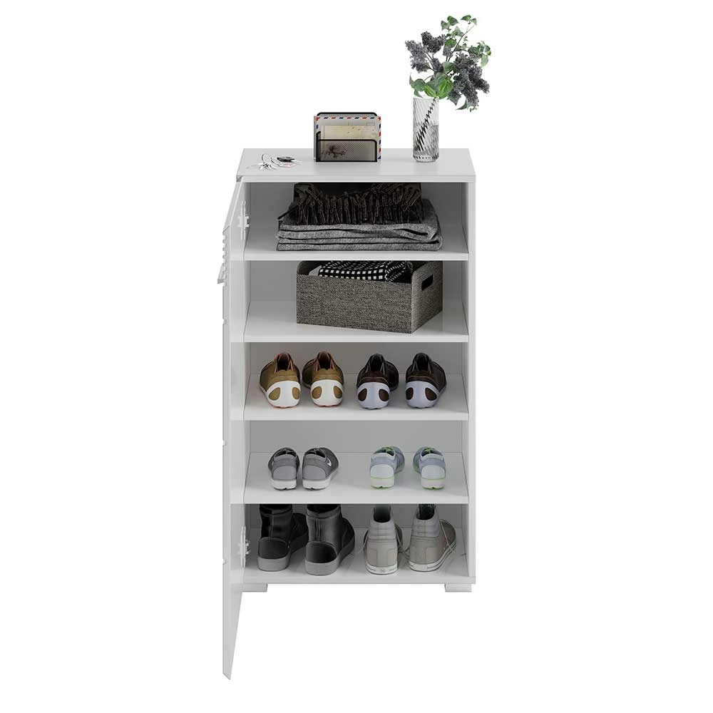 55x96x37 Schuhschrank Mit Tür - Sumatra 6 55x96x37 Schuhschrank Mit Tür - Sumatra – Bild 4