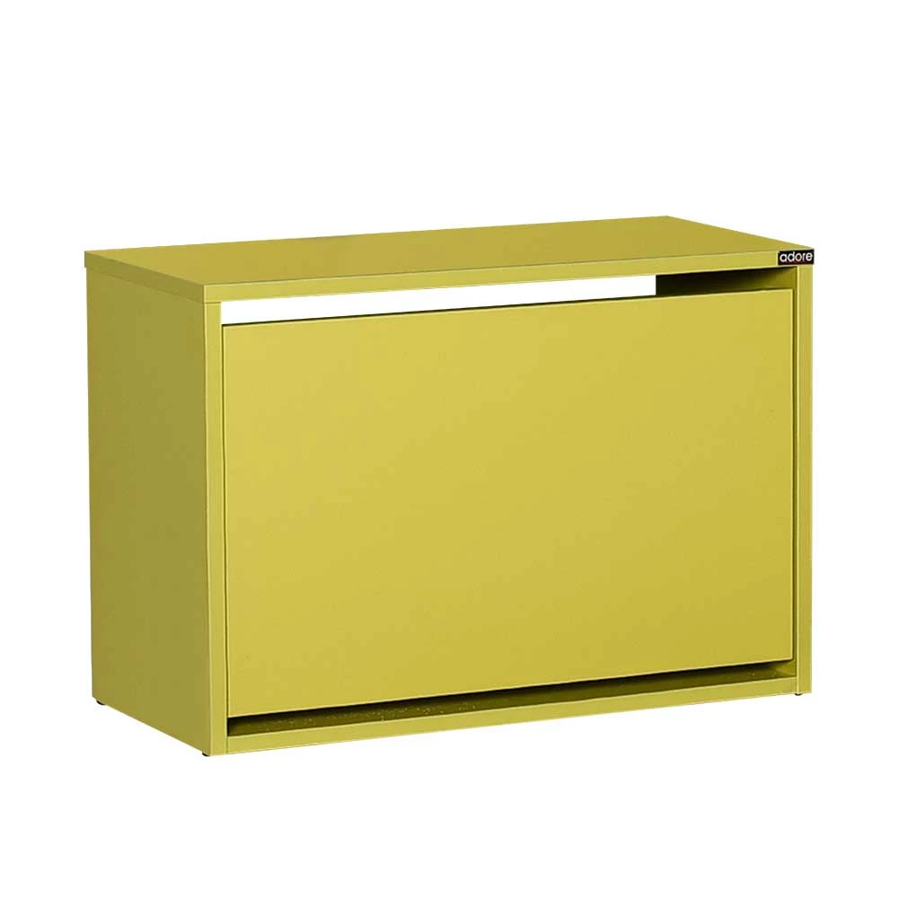 60x42x30 Cm Hellgrüner Schuhschrank Mit Einer Klappe - Delius 3 60x42x30 Cm Hellgrüner Schuhschrank Mit Einer Klappe - Delius