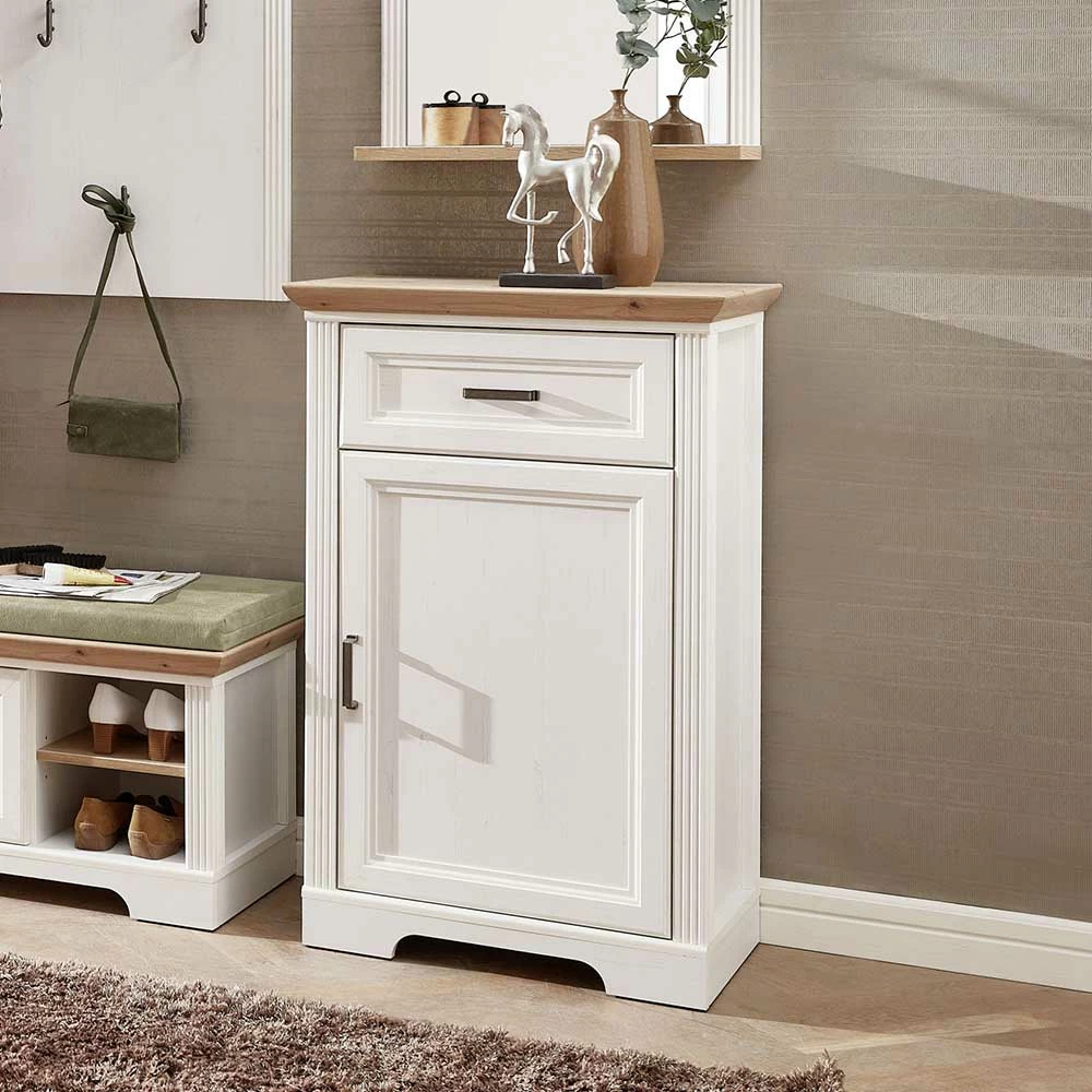 65x102x41 Schuhschrank Im Landhaus Stil - Nurelcas 5 65x102x41 Schuhschrank Im Landhaus Stil - Nurelcas – Bild 3