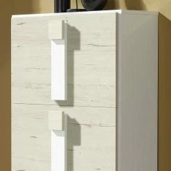 65x117x29 Schuhschrank Mit Drei Schuhklappen - Cocktail -Renzo Shop 65x117x29 schuhschrank mit drei schuhklappen in weiss creme cocktail 03