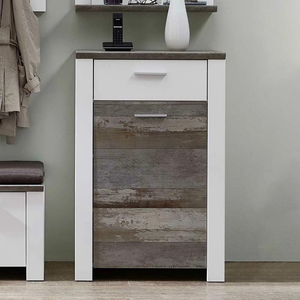 68x105x39 Vertiko Schuhschrank Modern - Assenda – Bild 3