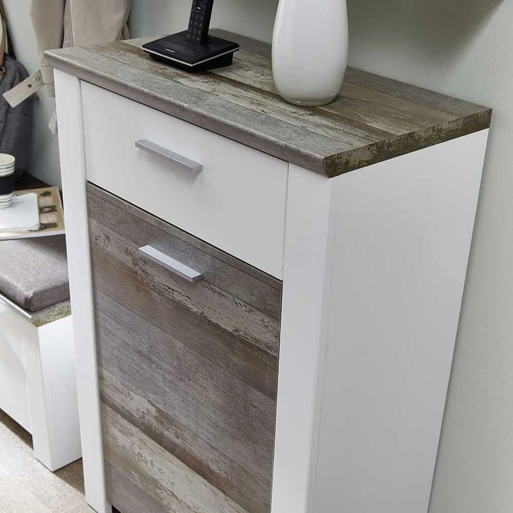 68x105x39 Vertiko Schuhschrank Modern - Assenda – Bild 6