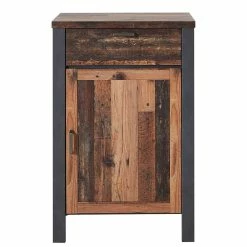 69cm Schmaler Schuhschrank In Used Optik - Firodras