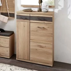 71x105x39 Wildeiche Schuhschrank 2-türig - Lidaziru 10 71x105x39 Wildeiche Schuhschrank 2-türig - Lidaziru -Renzo Shop 71x105x39 wildeiche schuhschrank 2 tuerig schublade geoelt gewachst lidaziru 02