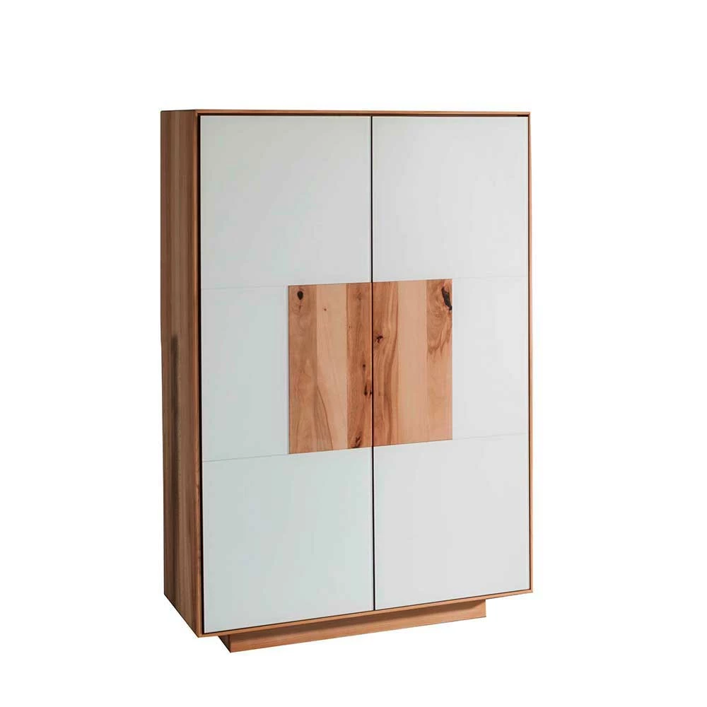 72x112 Design Schuhschrank In Weiß Glas - Mandrey I – Bild 2