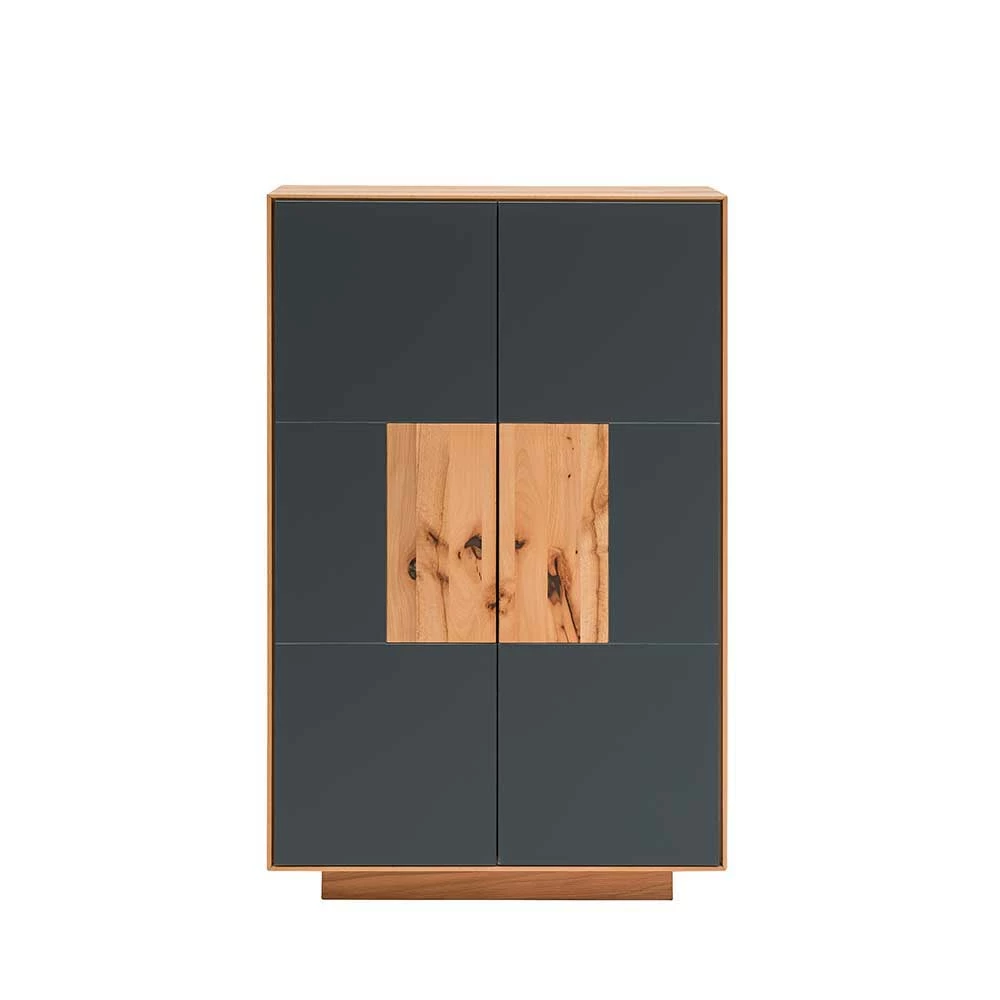 72x112 Schuhschrank Aus Glas Anthrazit - Mandrey – Bild 3