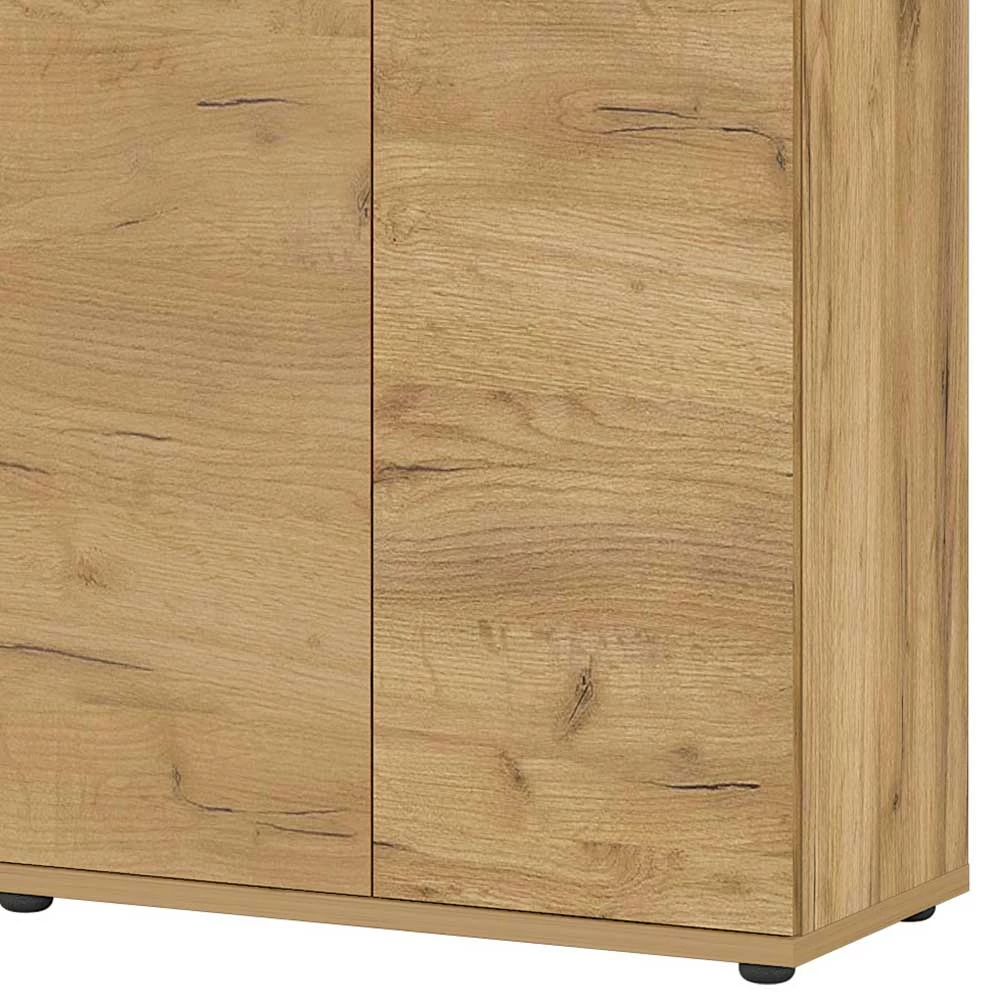 75x108x37 Vertiko Für Schuhe In Wildeiche Dekor - Esdrusca – Bild 5