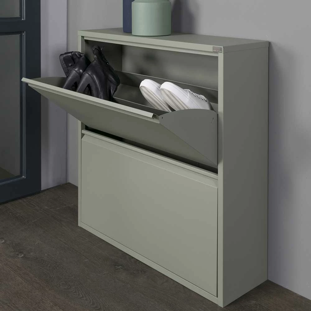 75x75x13 Schuhkipper Aus Stahl In Graugrün - Laci – Bild 4