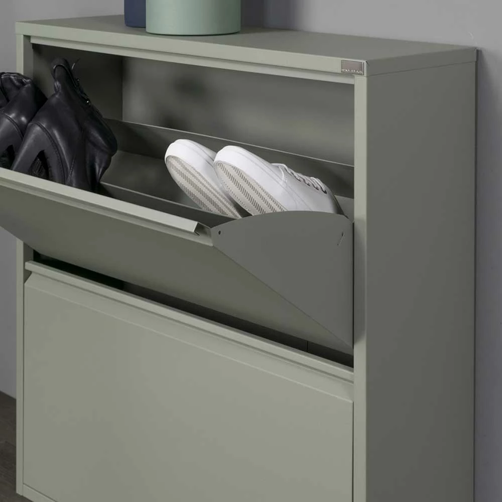 75x75x13 Schuhkipper Aus Stahl In Graugrün - Laci – Bild 5