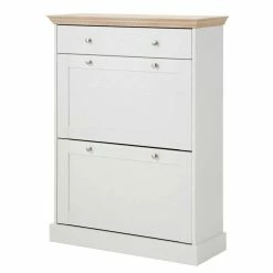 80x10x30 2 Klappen Schuhschrank Im Country Style - Ridron