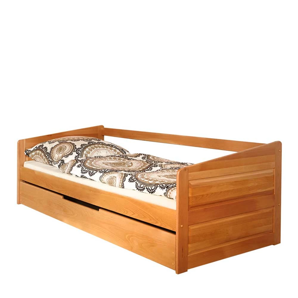 90x200 Holzbett Mit Ausziehbett - Boldigano