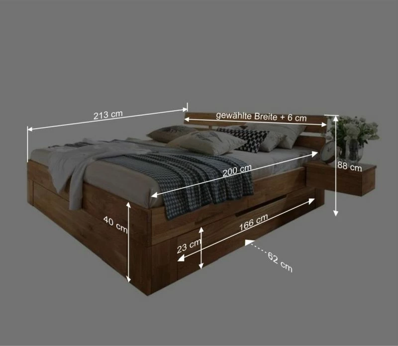 Bett Cranos Mit Bettkasten â Bild 5