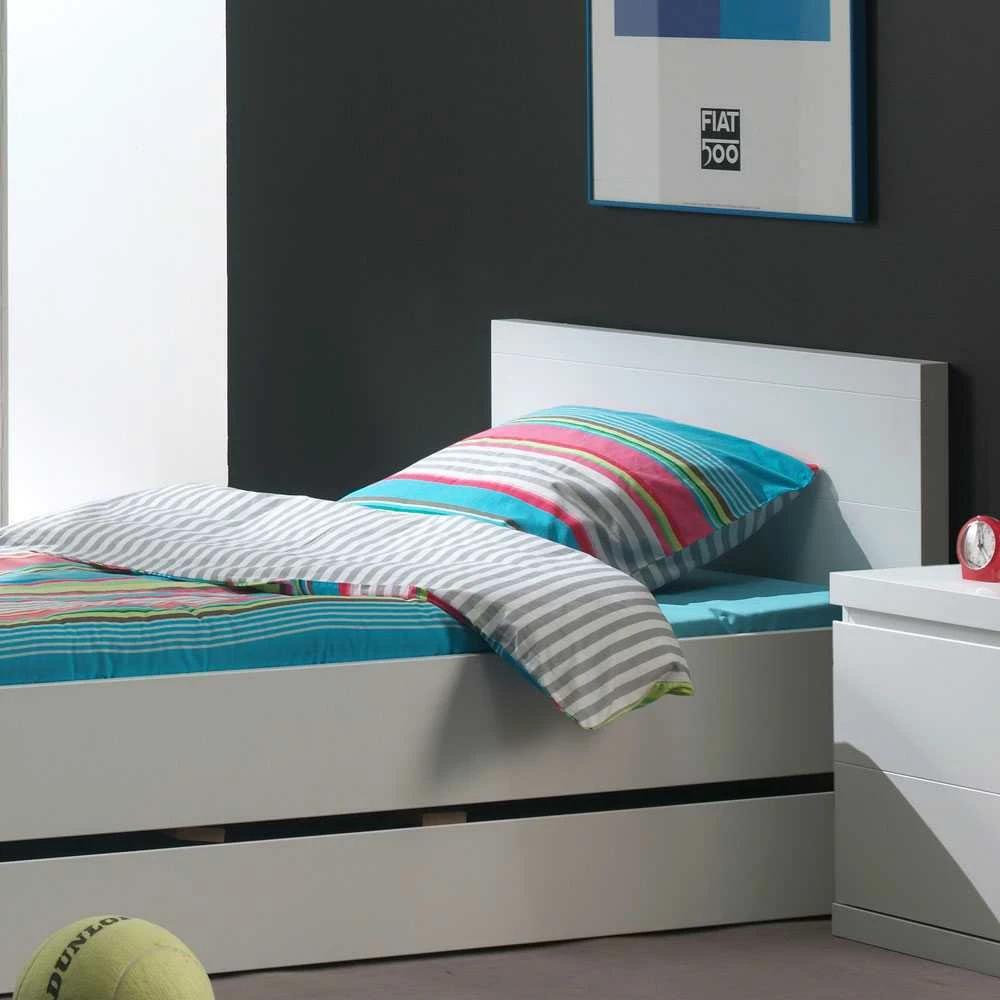 Bett Raven In Weiß – Bild 3