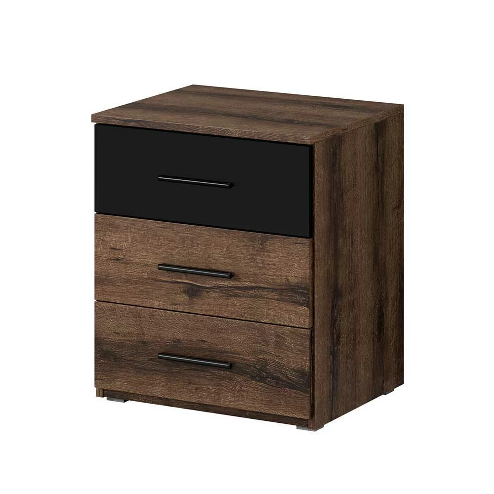 Bettgestell Mit Schublade In Eiche Dunkel - Sivarin â Bild 6