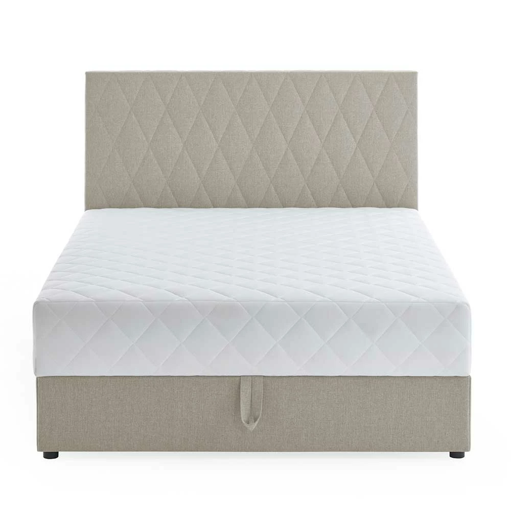 Bettkasten Polsterbett Komplett In Creme - Hietro – Bild 3