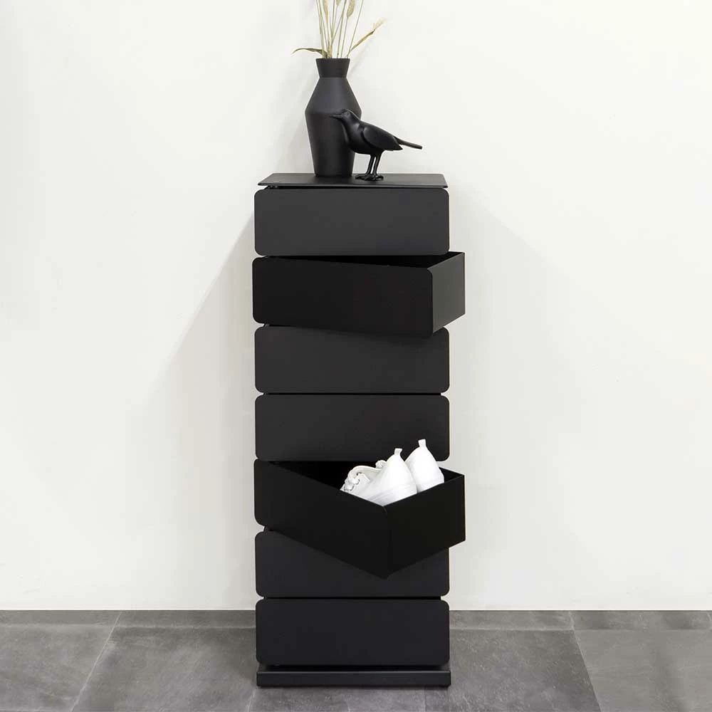 Designer Schuhkommode Mit 7 Schubladen - Treva – Bild 2