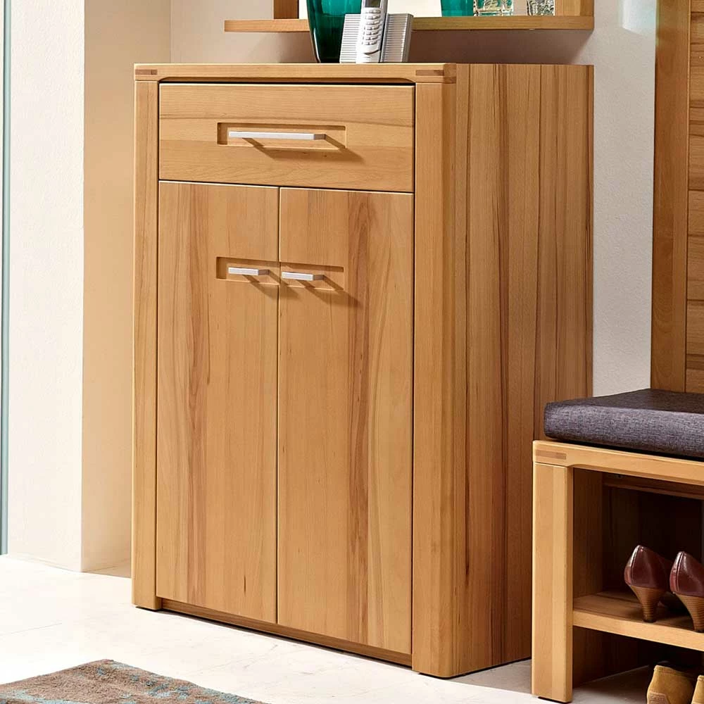 Flur Schuhschrank Logronia Aus Kernbuche Lackiert