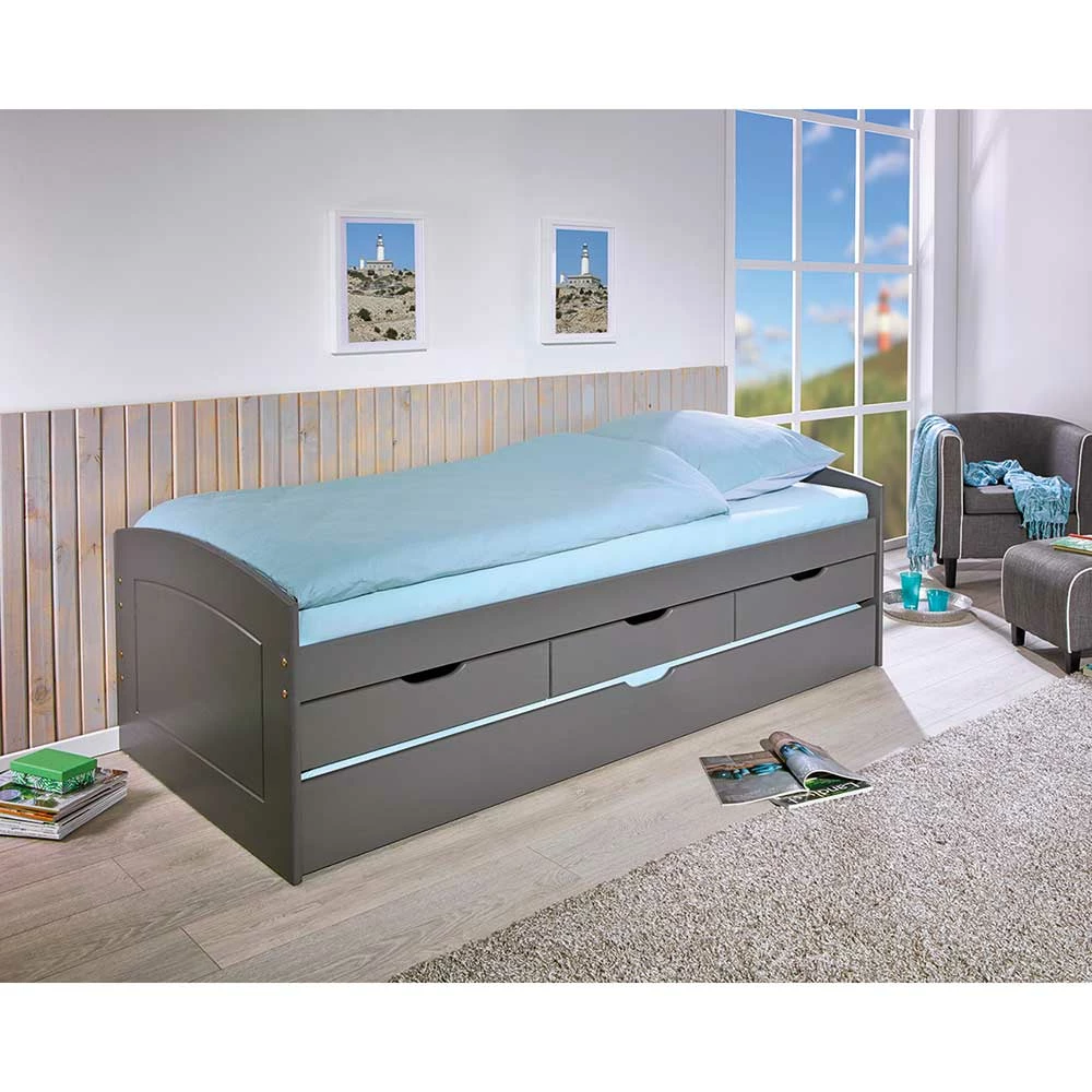 Funktionsbett Mit Ausziehbett & Schubladen - Lakeside – Bild 3