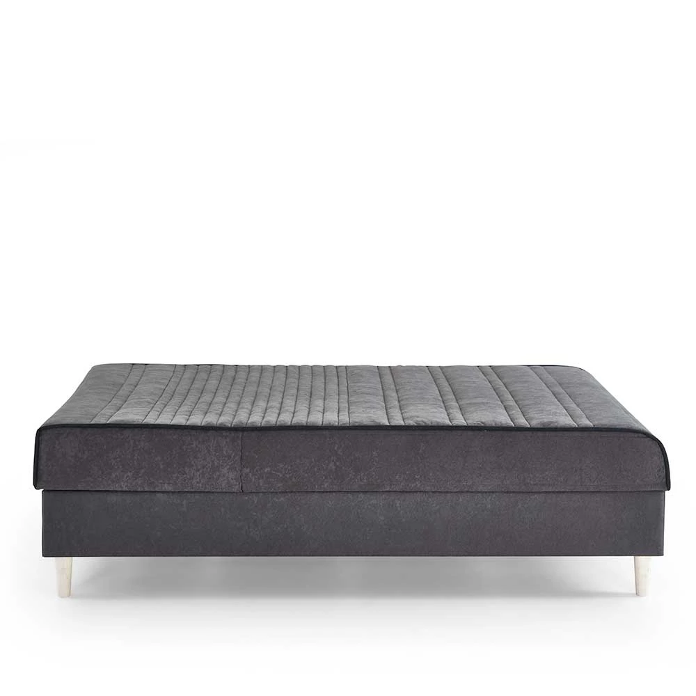 Graue Samt Polsterliege Verstellbar - Vibaltos – Bild 5