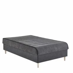 Graue Samt Polsterliege Verstellbar - Vibaltos