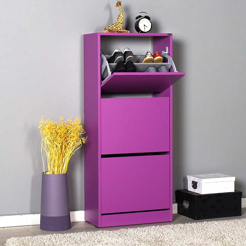 Hingucker Schuhschrank In Violett - Desk – Bild 3