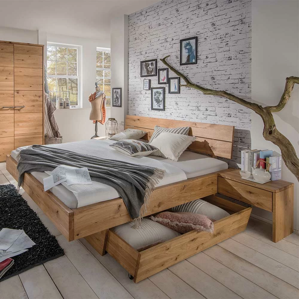 Holz Funktionsbett Mit 2 Schubladen - Smiralda I (dreiteilig) â Bild 3