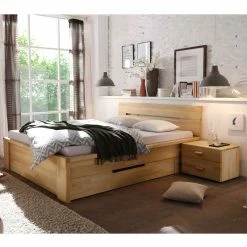 Holzbett Vergoma Mit Schubladen