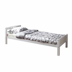 Holzbett Soltrian In Weiß