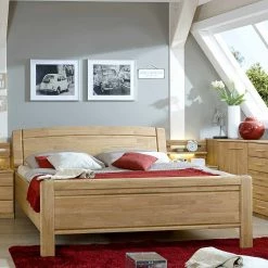 Komfort Doppelbett Navumel Mit Stauraum-Kopfteil -Renzo Shop komfort doppelbett stauraum kopfteil teilmassive eiche navumel 02