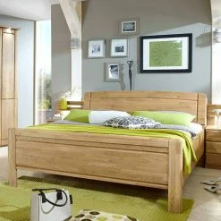 Komfort Doppelbett Navumel Mit Stauraum-Kopfteil -Renzo Shop komfort doppelbett stauraum kopfteil teilmassive eiche navumel 03