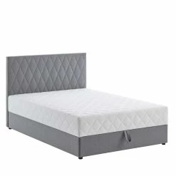 Komplettes Polsterbett H2 Mit Stauraum - Enda