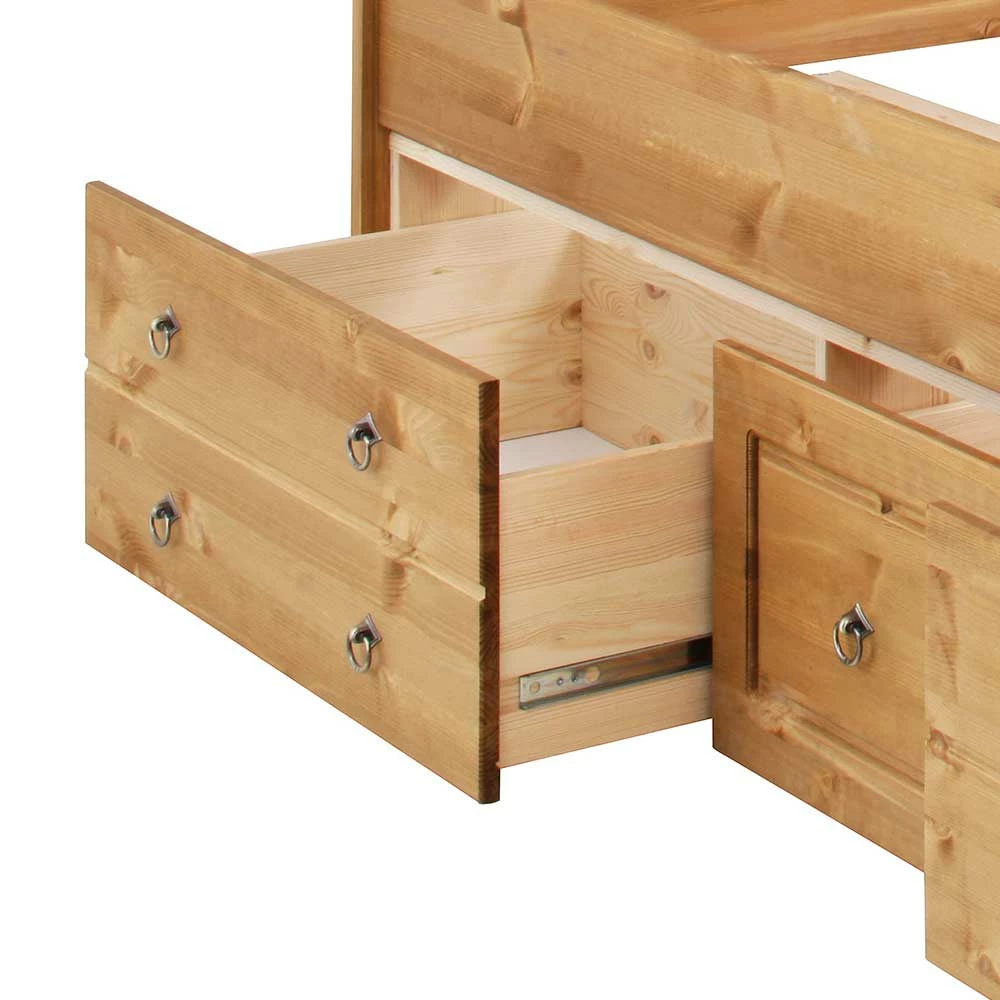 Landhaus Holzbett & Nachttische - Imressa (dreiteilig) – Bild 6