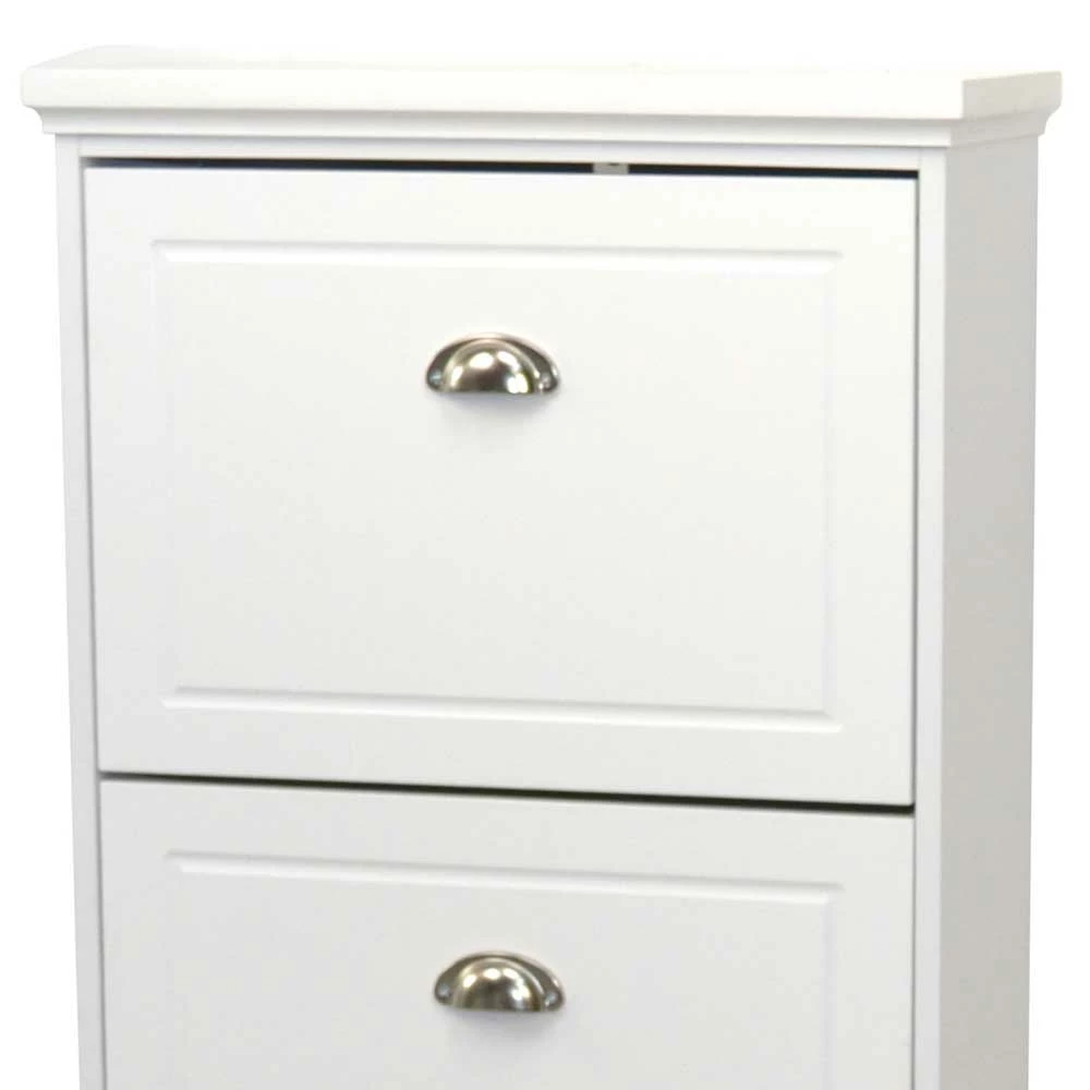 Landhaus Schuhschrank Mit Drei Schuhwalzen - Vanila â Bild 5