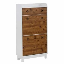 Landhaus Schuhschrank Mit Schublade & 2 Klappen - Triboot