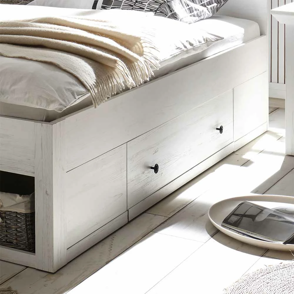 Landhaus Stauraumbett Chelles In 180x200cm – Bild 5