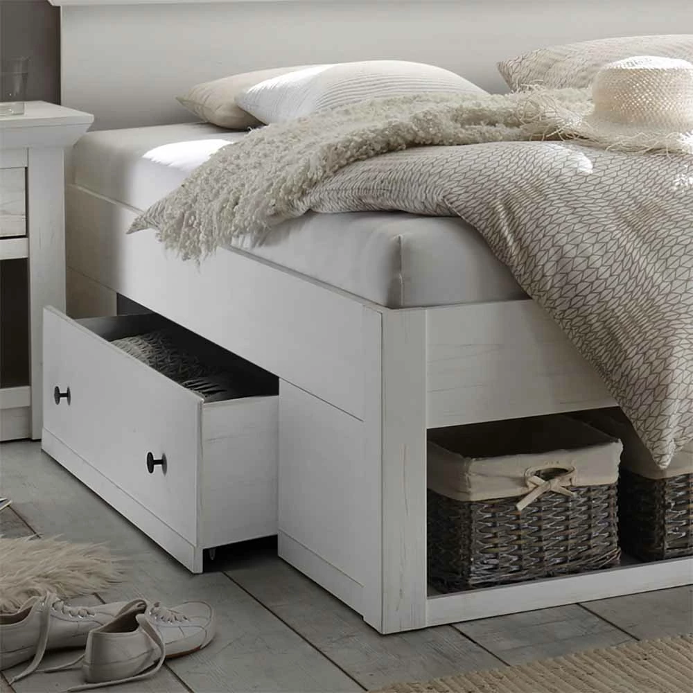 Landhaus Stauraumbett Chelles In 180x200cm – Bild 6