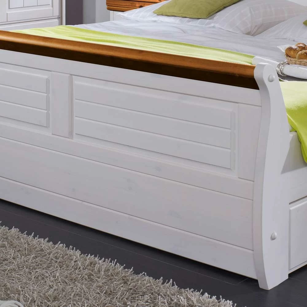 Landhausbett Sicilianu Aus Kiefer Massivholz â Bild 3