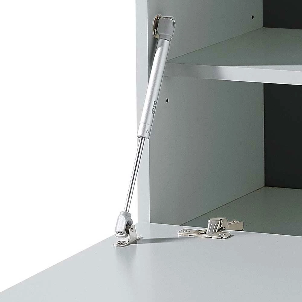 Lichtgrauer Klappenschrank Für Schuhe - Indiesta – Bild 5